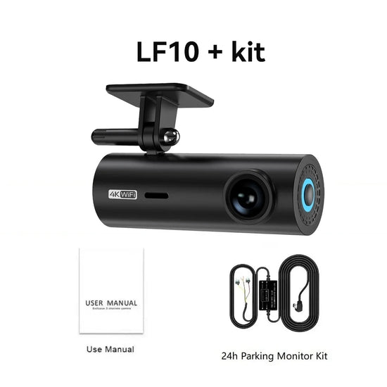 DashCam Ultra 4K – Grabación Continua con WiFi y Protección de Aparcamiento