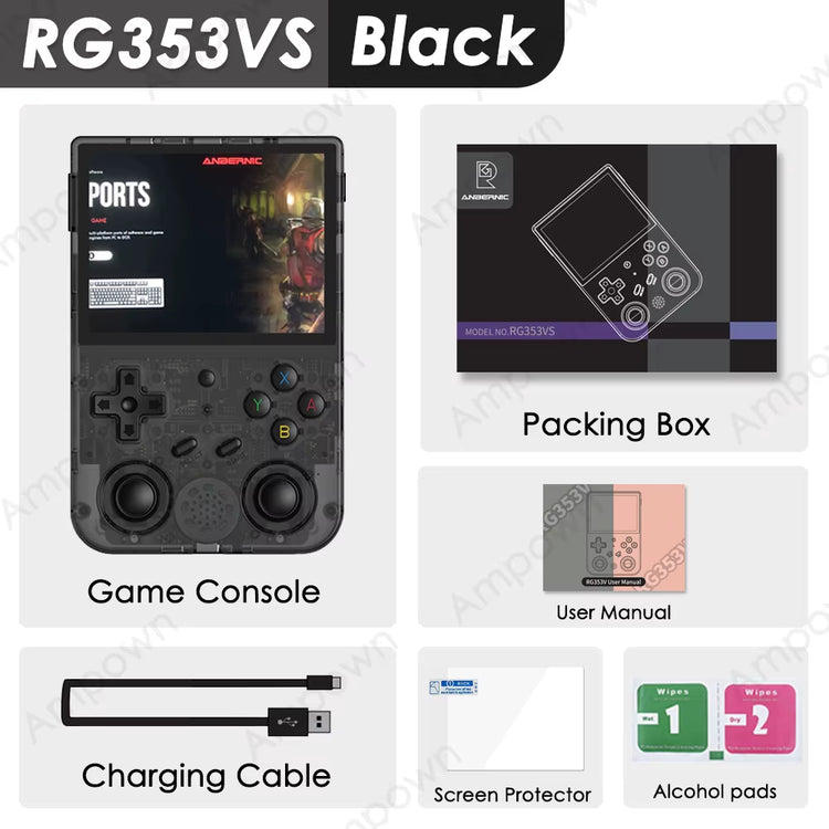 RG353V -RG353VS Consola Portátil Retro Emulador Con Pantalla táctil