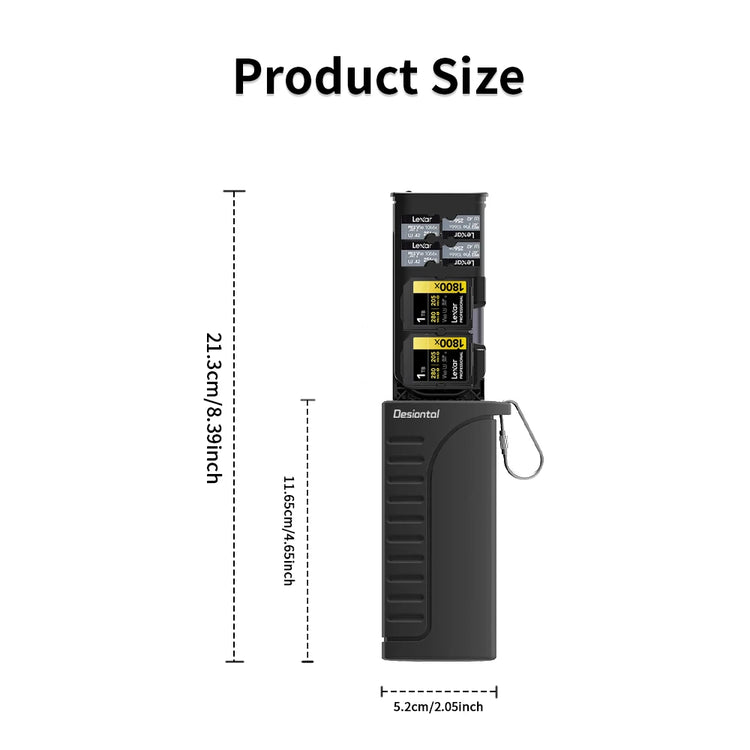  Almacenador y Lector USB-C Pro 2 en 1 USB 3.1 Type-C