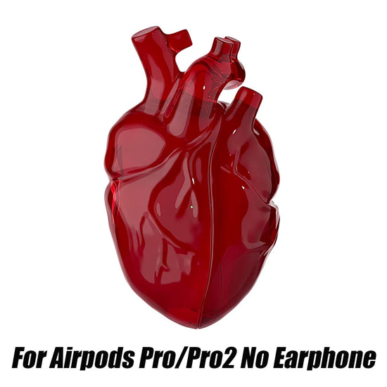 Heart of Music---Liquid Silicone Wireless Earphone Case Bluetooth Headset Does Not Turn Yellow for Airpods Pro/Pro2/3