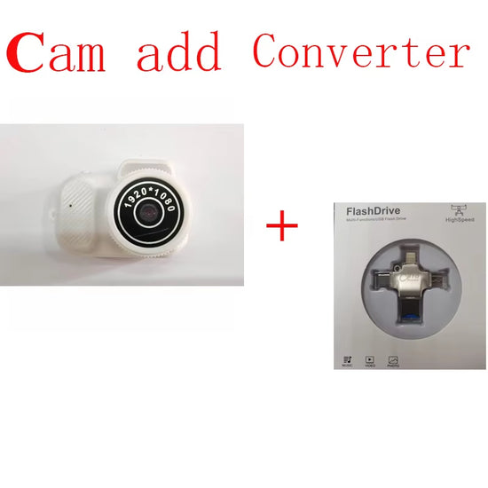 Mini Camera with Screen  HD 1080P Con taejeta de memoria  Video Recorder Support TF Card