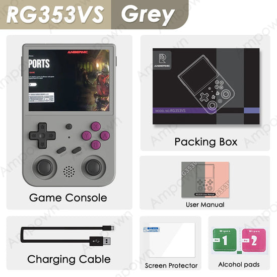 RG353V -RG353VS Consola Portátil Retro Emulador Con Pantalla táctil