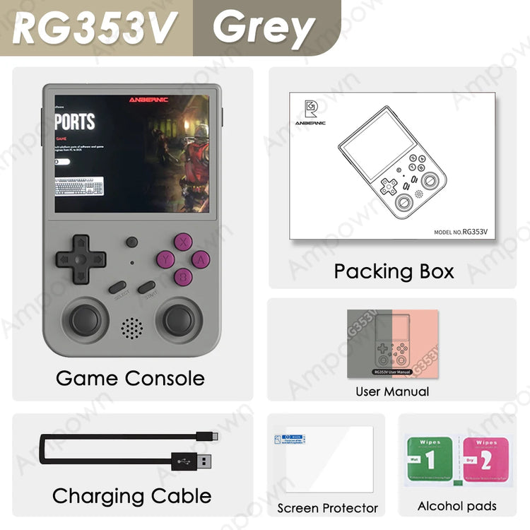 RG353V -RG353VS Consola Portátil Retro Emulador Con Pantalla táctil