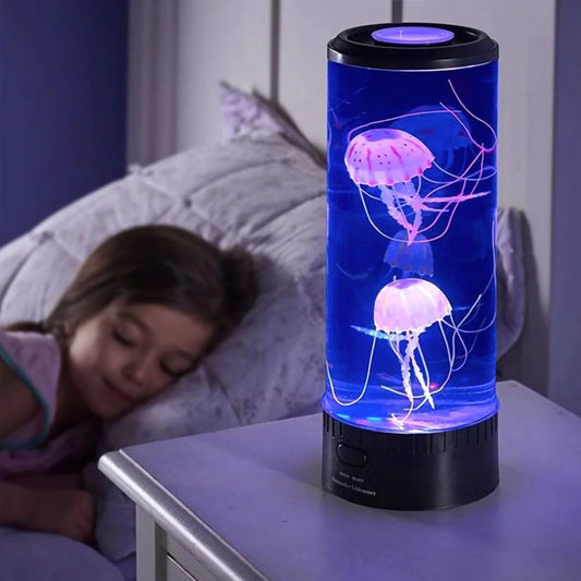 Jellyfish Lamp Table Night For Children'S 