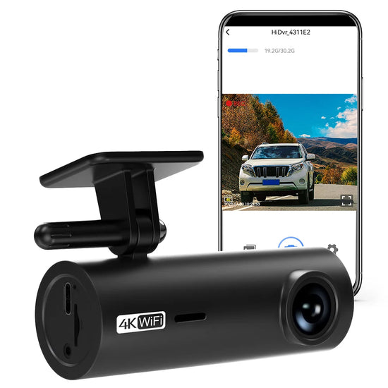 DashCam Ultra 4K – Grabación Continua con WiFi y Protección de Aparcamiento