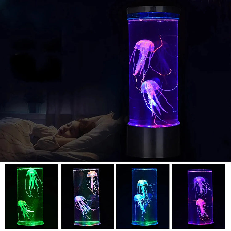 Jellyfish Lamp Table Night For Children'S 